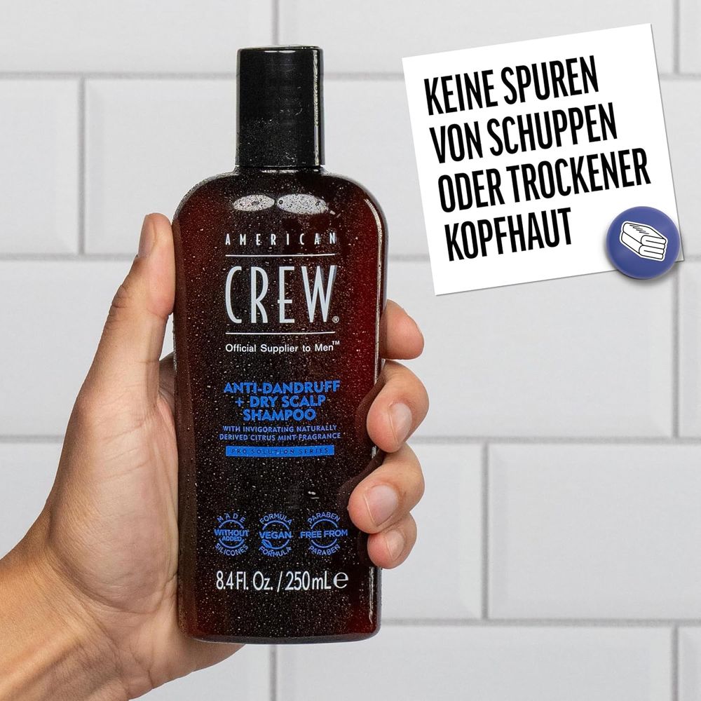 American Crew Anti-Dandruff + Dry Scalp Shampoo 250ml