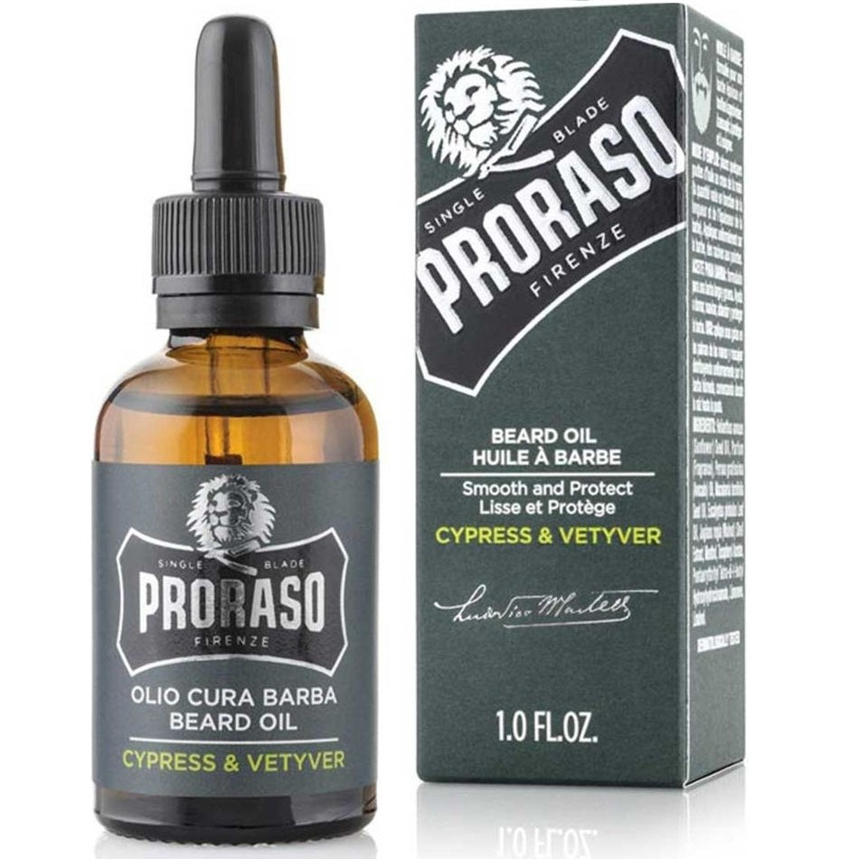 Proraso Huile à Barbe Cyprès & Vétiver 30 ml