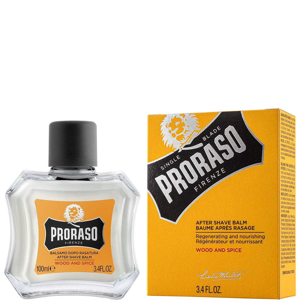 Proraso Baume Après-Rasage Bois & Épices 100 ml