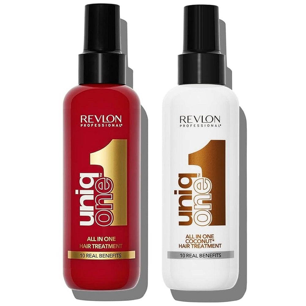 Revlon Uniq One Set Traitement capillaire tout-en-un 150 ml + Traitement capillaire à la noix de coco 150 ml