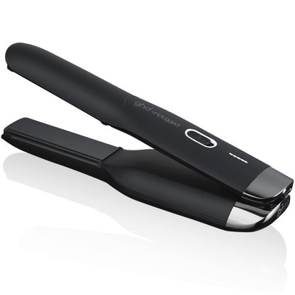ghd unplugged Styler schwarz + mini paddle Brush gratis