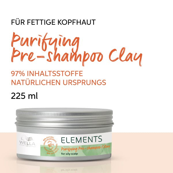 Wella Professionals Elements Purifying Pre-shampoo Clay 225 ml