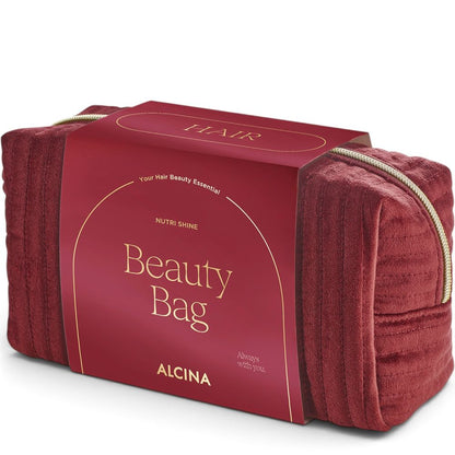 Alcina Geschenkset Nutri Shine – Shampoo 250 ml + Öl-Elixier 50 ml + Tasche