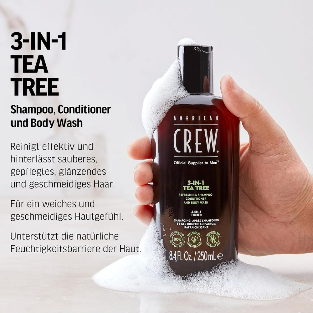 American Crew 3-in-1 Tea Tree 250ml