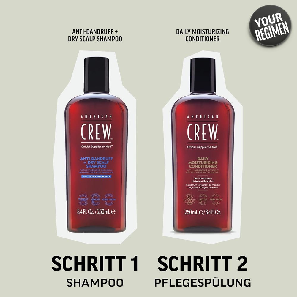 American Crew Anti-Dandruff + Dry Scalp Shampoo 250ml