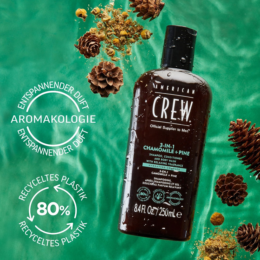 American Crew Chamomile &amp; Pine Relaxing 3-in-1 Shampoo 1000ml