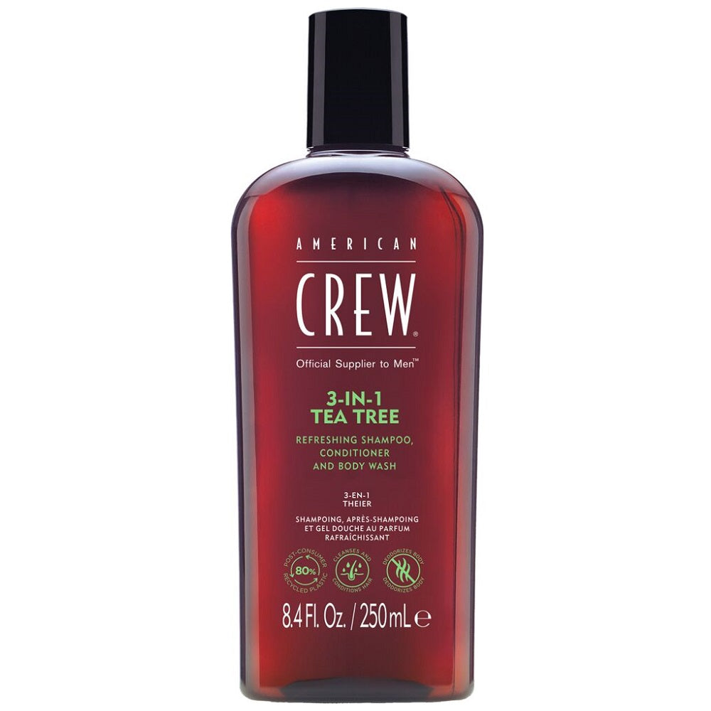 American Crew Gift Set - 3 in 1 Tea Tree Shampoo 250ml + Forming Cream 50g