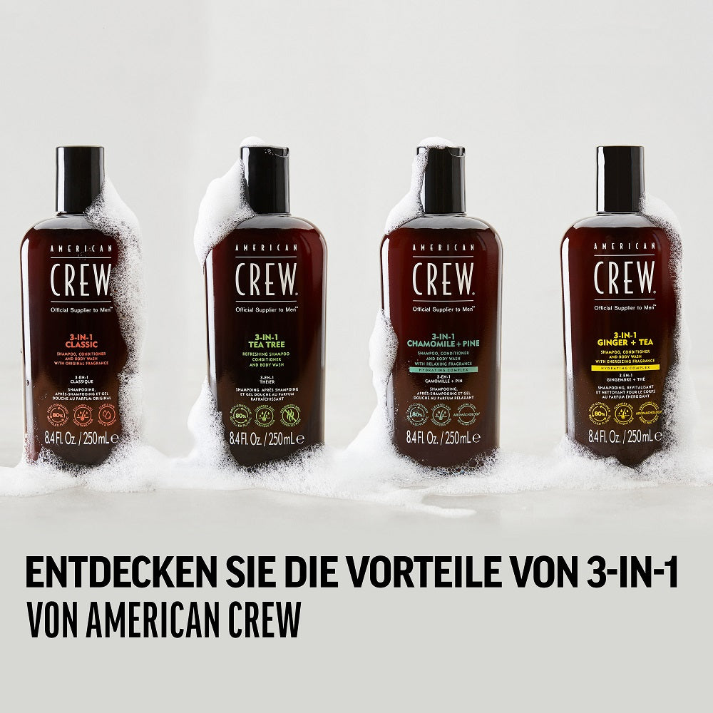 American Crew Ginger & Tea Energizing 3-in-1 Shampoo 450ml