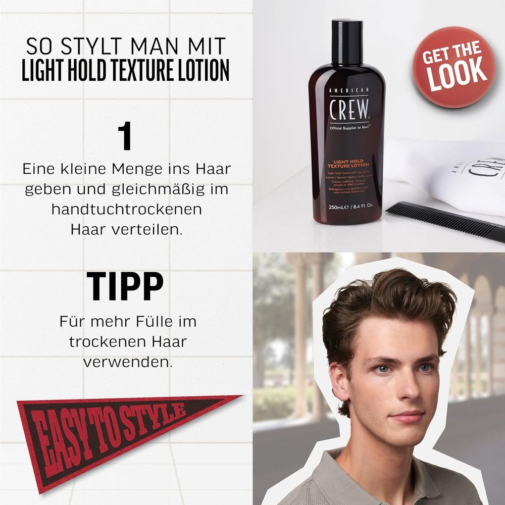 American Crew Style Light Hold Texture Lotion 250ml