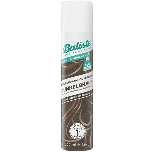 Batiste Trockenshampoo mit Farbe - DUNKELBRAUN 200ml