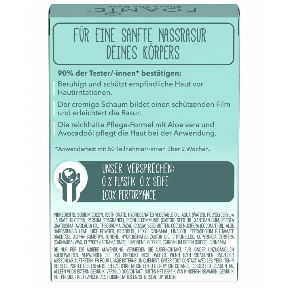 Barre de rasage fixe Foamie - Shave The Date