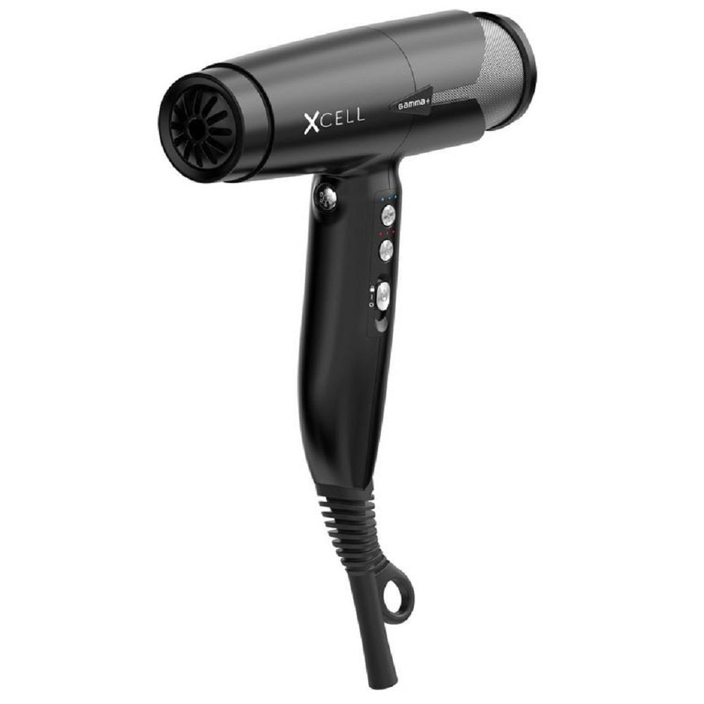Gamma+ Hairdryer Xcell Nylon Charcoal