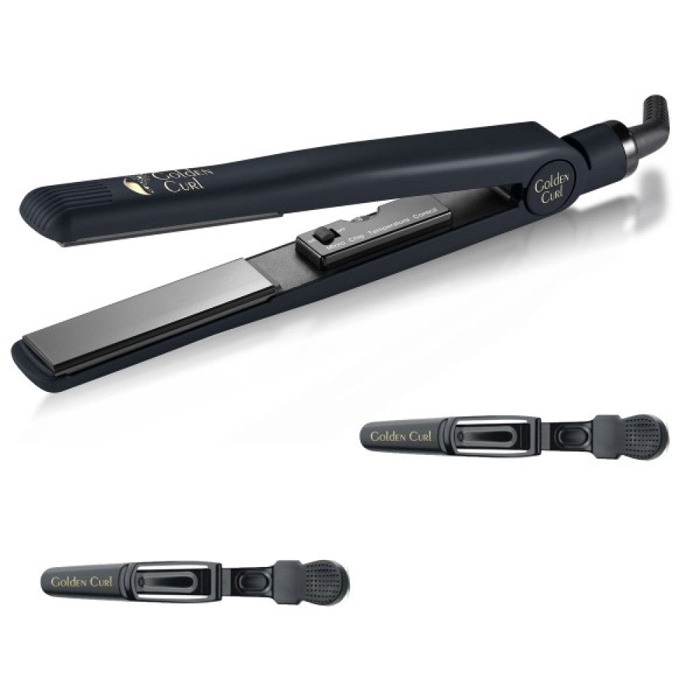 Golden Curl IL Nero Straightener Black
