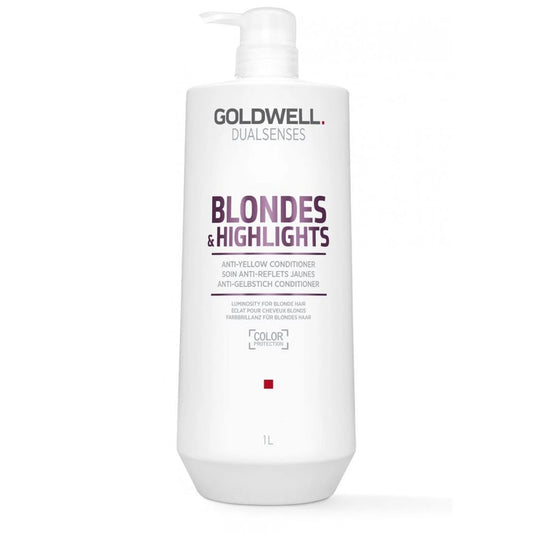 Goldwell Dualsenses Blondes &amp; Highlights Après-shampooing anti-jaunissement 1000 ml