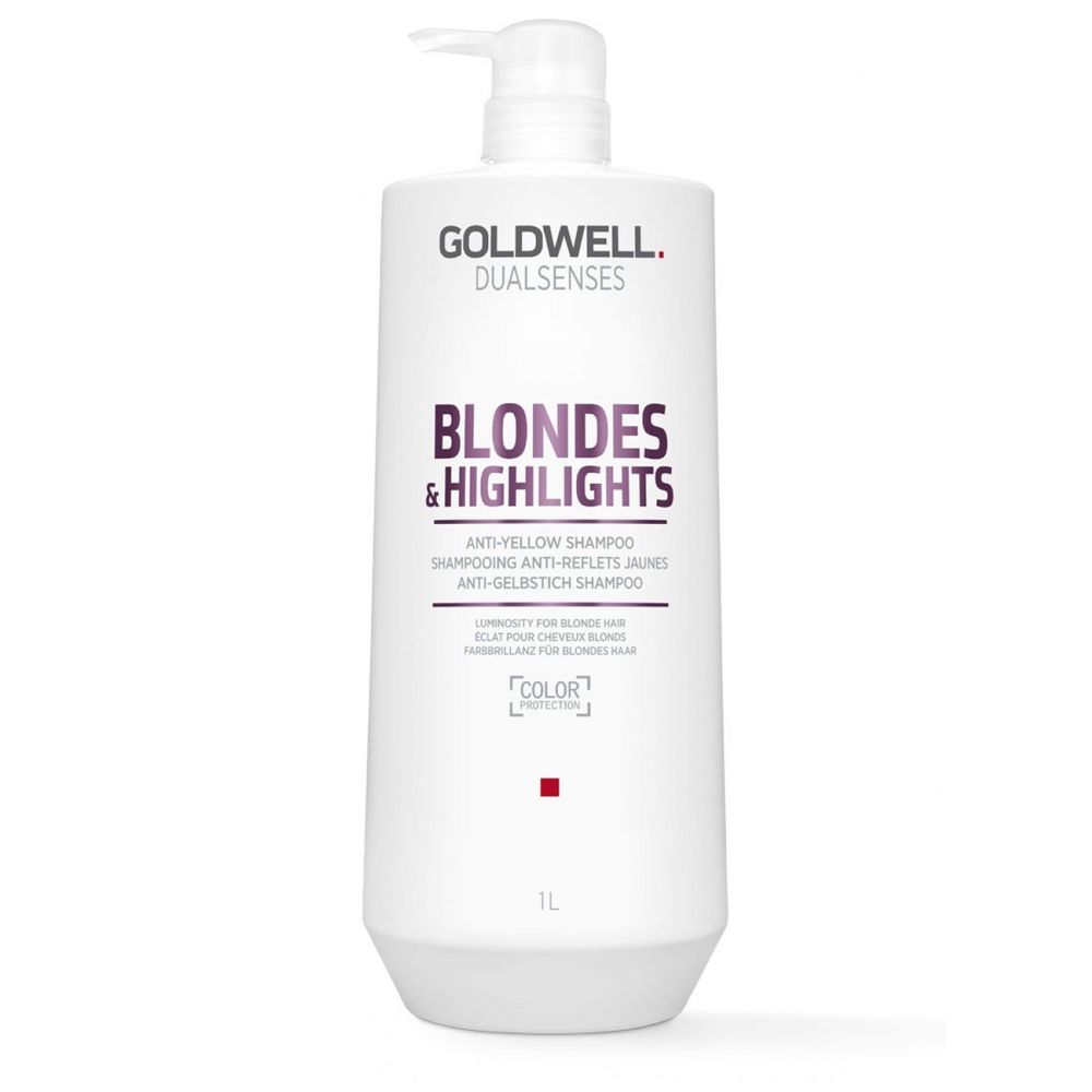 Goldwell Dualsenses Blondes &amp; Highlights Shampooing Anti-Jaune 1000 ml
