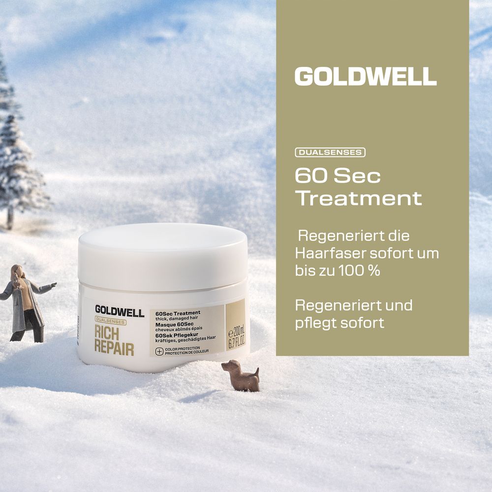 Goldwell Dualsenses Rich Repair Geschenkset – Shampoo 250 ml + Maske 200 ml + 6-Effekte Serum 100 ml