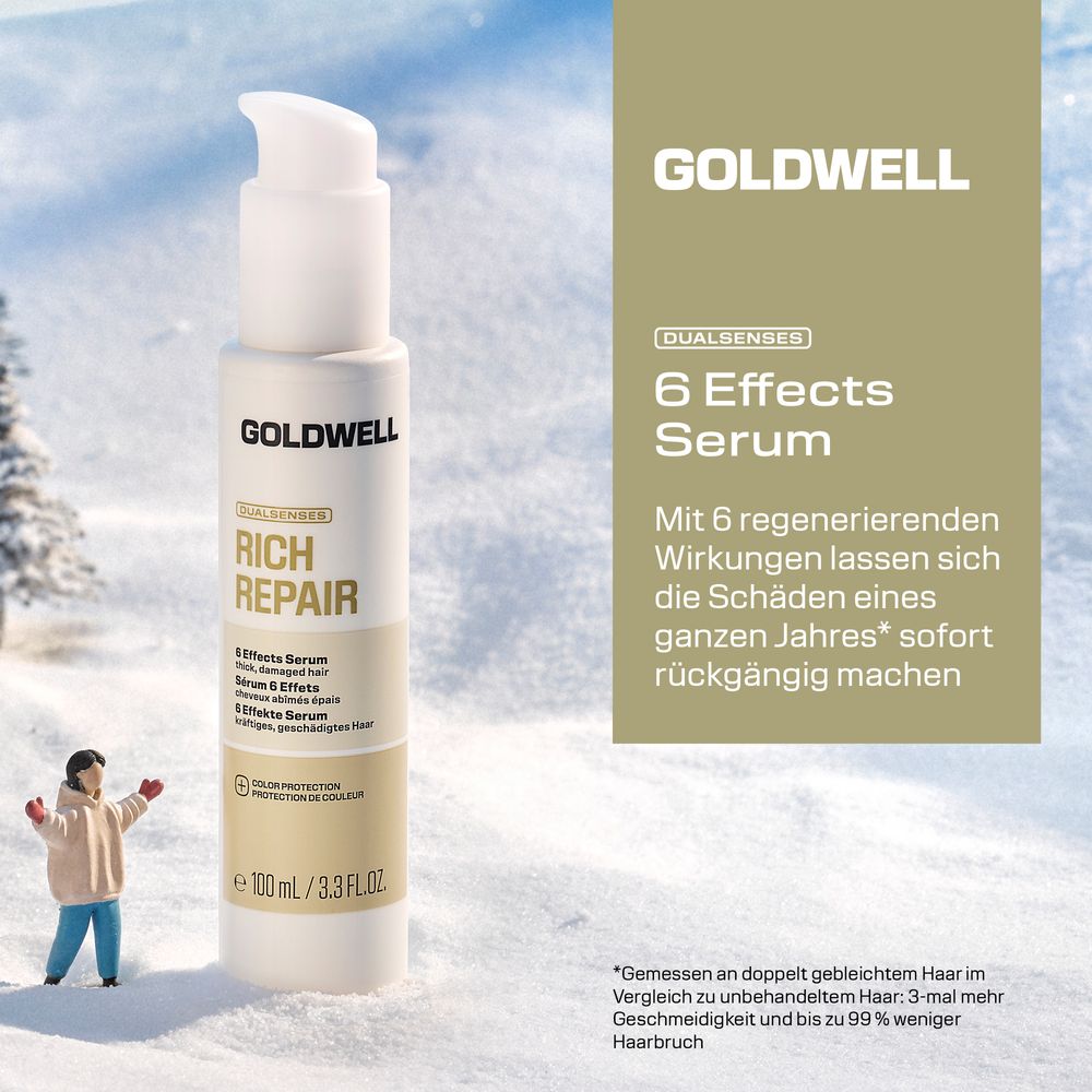Goldwell Dualsenses Rich Repair Geschenkset – Shampoo 250 ml + Maske 200 ml + 6-Effekte Serum 100 ml