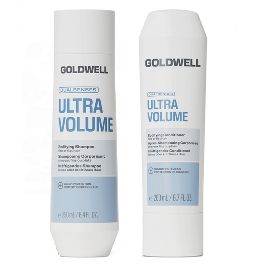 Goldwell Dualsenses Ultra Volume Set - Shampoo 250ml + Conditioner 200ml + Hairspray free