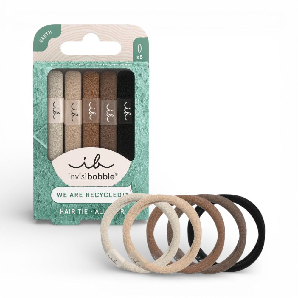 Invisibobble HAIRTIE Mocha – 5 Stück