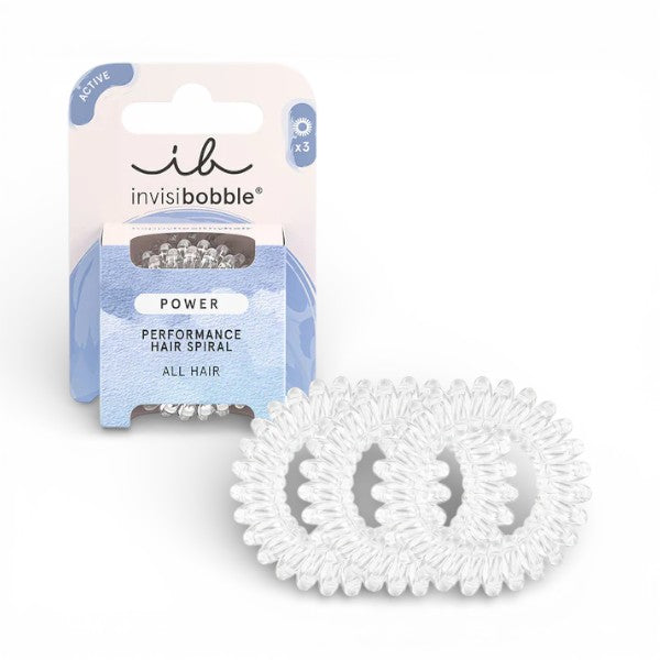 Invisibobble POWER Crystal Clear – 3 Stück