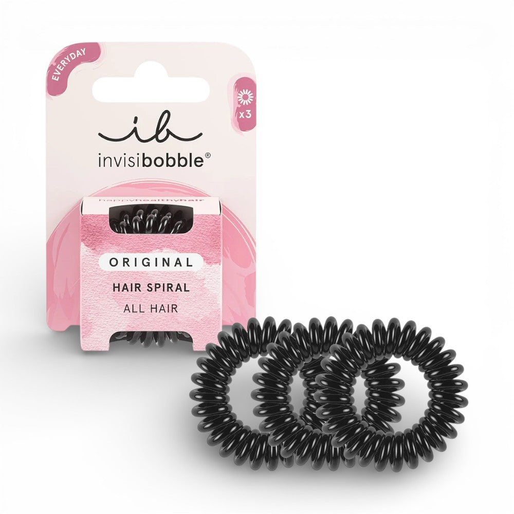 Invisibobble ORIGINAL True Black – 3 Stück