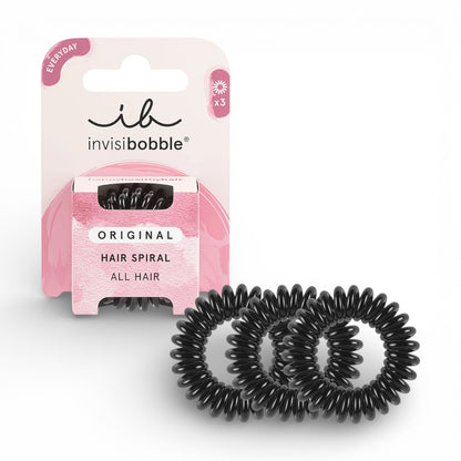 Invisibobble ORIGINAL True Black – 3 Stück