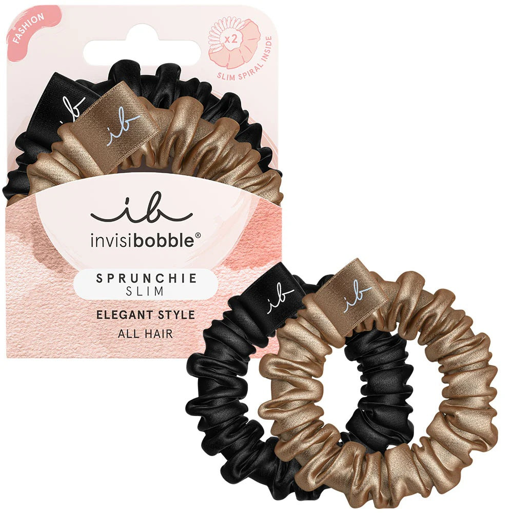 Invisibobble SPRUNCHIE SLIM True Golden – 2 Stück