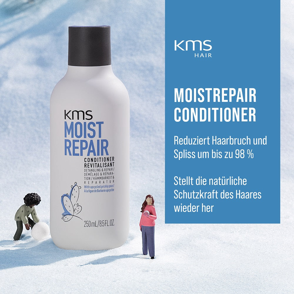 KMS Moistrepair Geschenkset - Shampoo 300 ml + Conditioner 250 ml + Revival Creme 125 ml