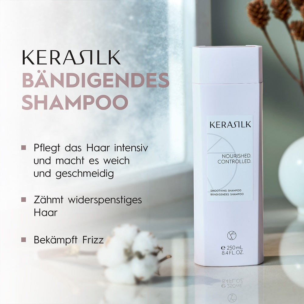 Kerasilk Smoothing Geschenkset - Bändigendes Shampoo 250 ml + Conditioner 200 ml