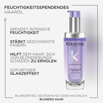 Kérastase Blond Absolu l'Huile Cicagloss Pack Complet 75 ml - Rechargeable