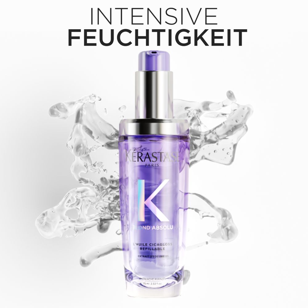 Kérastase Blond Absolu l'Huile Cicagloss Pack Complet 75 ml - Rechargeable