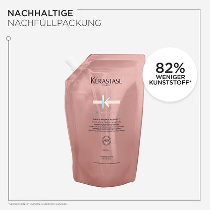 Kèrastase Chroma Absolu Respect Recharge Bundle - Shampoing 500 ml &amp; Recharge 500 ml