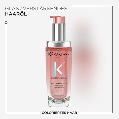 Kèrastase Chroma Absolu l'Huile Èclat Pack Complet 75 ml - Rechargeable