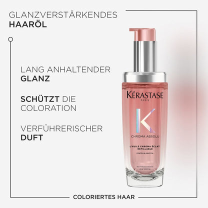Kèrastase Chroma Absolu l'Huile Èclat Pack Complet 75 ml - Rechargeable