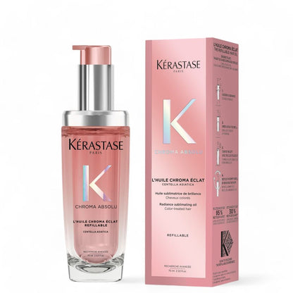 Kèrastase Chroma Absolu l'Huile Èclat Pack Complet 75 ml - Rechargeable