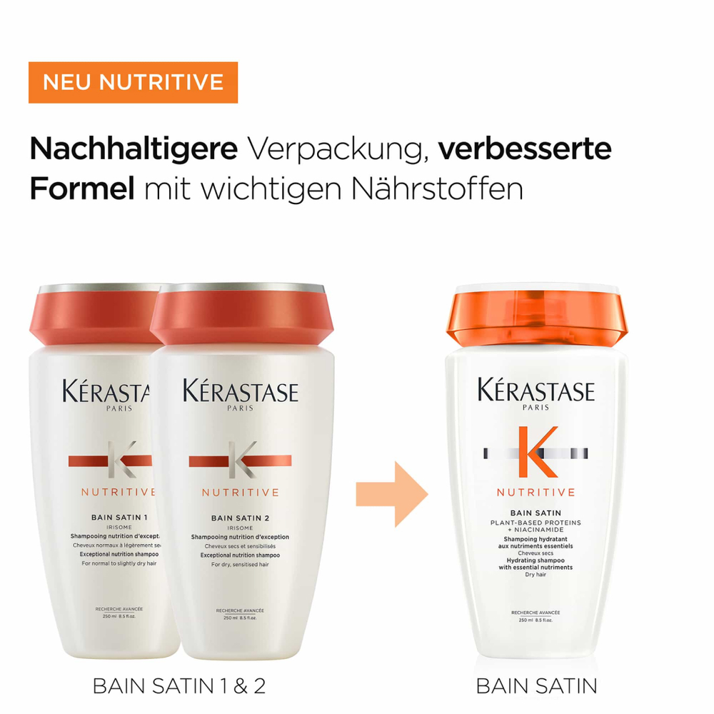 Kérastase Shampooing Cheveux Nutritive Bain Satin 250 ml