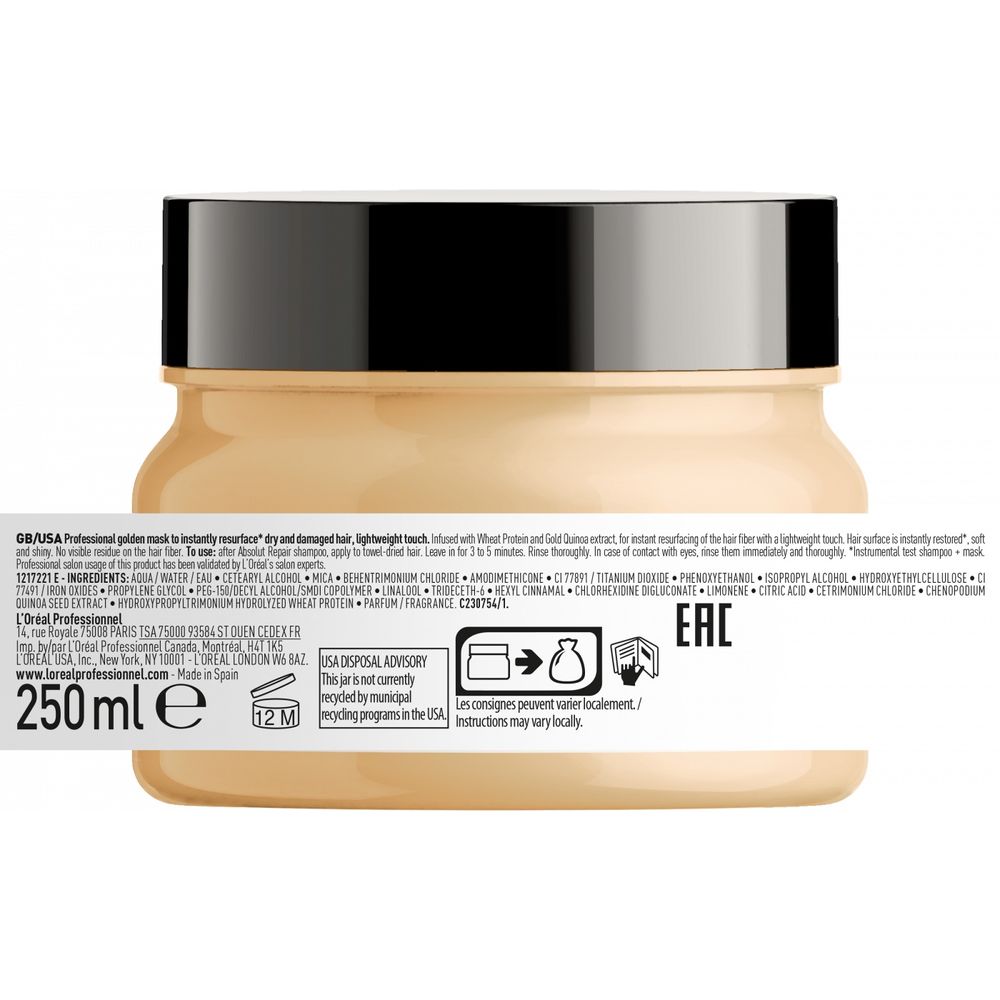L'Oréal Professionnel Série Expert Absolut Repair Golden Maske 250 ml