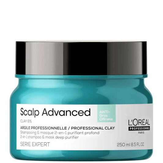 L'Oréal Professionnel Paris Série Expert Scalp Advanced Anti-Oiliness 2in1 Deep Purifier Clay 250 ml