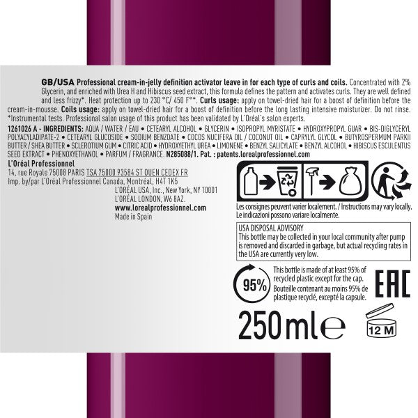L'Oréal Professionnel Serie Expert Curl Expression Definition Activator Leave-In 250 ml