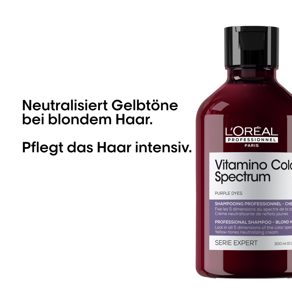 L'Oréal Professionnel Serie Expert Vitamino Color Spectrum Purple Dyes Neutralizing Shampoo 300 ml - Blondes Haar