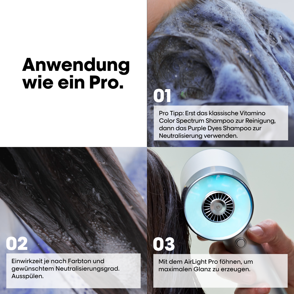 L'Oréal Professionnel Serie Expert Vitamino Color Spectrum Purple Dyes Neutralizing Shampoo 300 ml - Blondes Haar