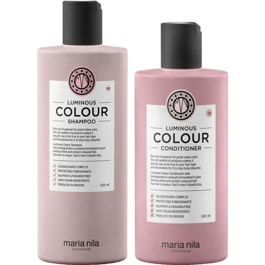 Maria Nila Luminous Colour Set - Shampoo 350 ml + Conditioner 300 ml