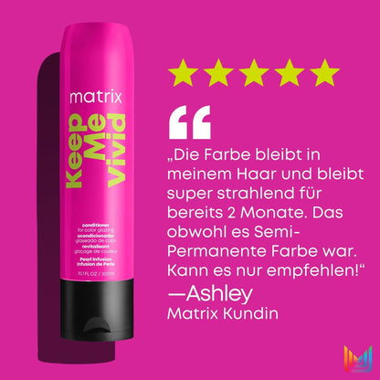 Matrix Total Results Keep Me Vivid XMAS Set - Shampoo 300 ml + Conditioner 300 ml + Miracle Creator 190 ml