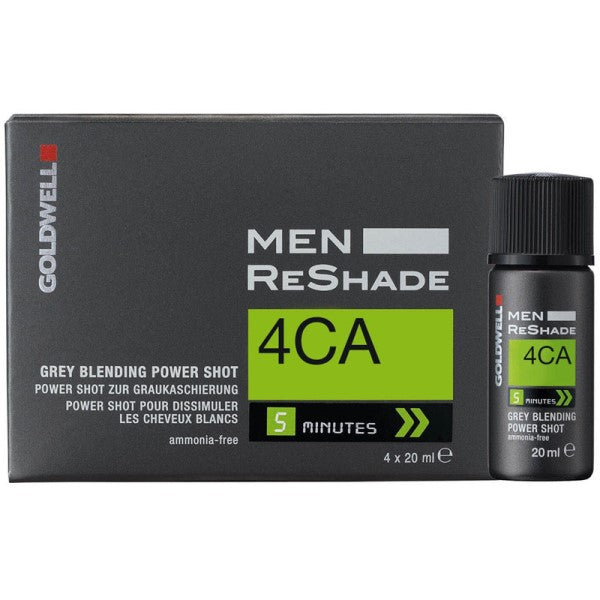 Goldwell Men Reshade 4CA 4 x Shots 20 ml - medium ash brown