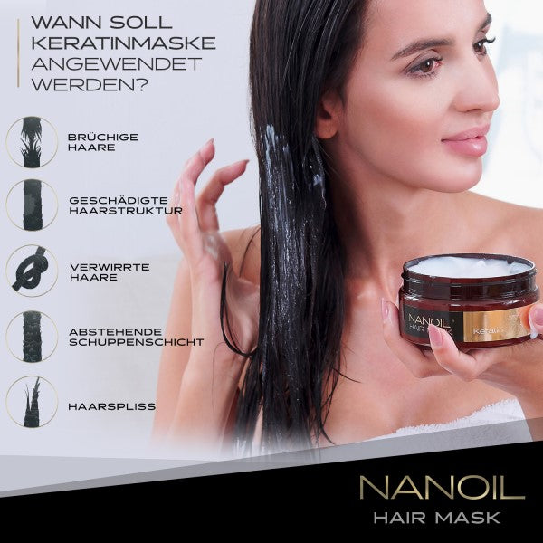Nanoil Keratin Hair Mask 300 ml