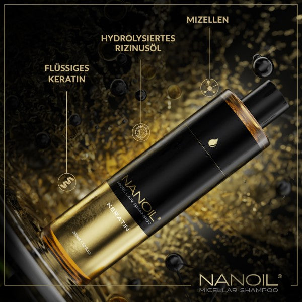 Nanoil Shampooing Micellaire à la Kératine 300 ml 