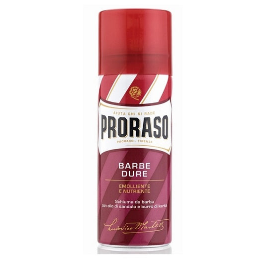 Proraso Red Shaving Foam 50ml - Barbe Dure