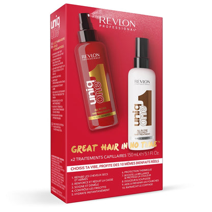Revlon Uniq One ​​​​Set Traitement capillaire tout-en-un 150 ml + Traitement capillaire à la noix de coco 150 ml