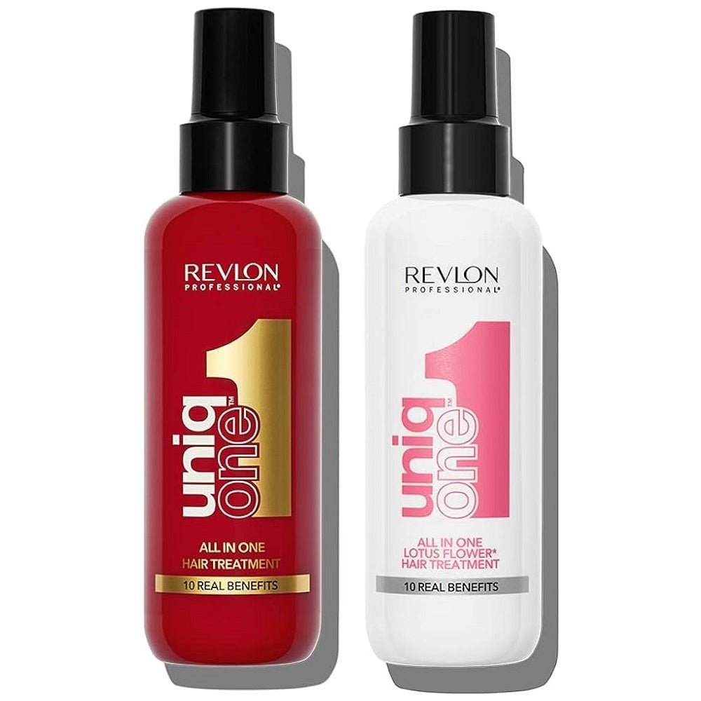 Revlon Uniq One ​​Set All In One Hair Treatment 150ml + Lotus Flower Hair Treatment 150ml