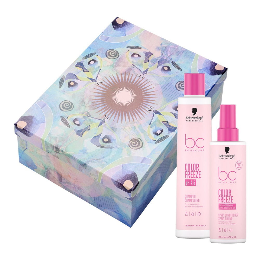 Schwarzkopf BC Color Freeze Geschenkset - Shampoo 250 ml + Spray Conditioner 200 ml